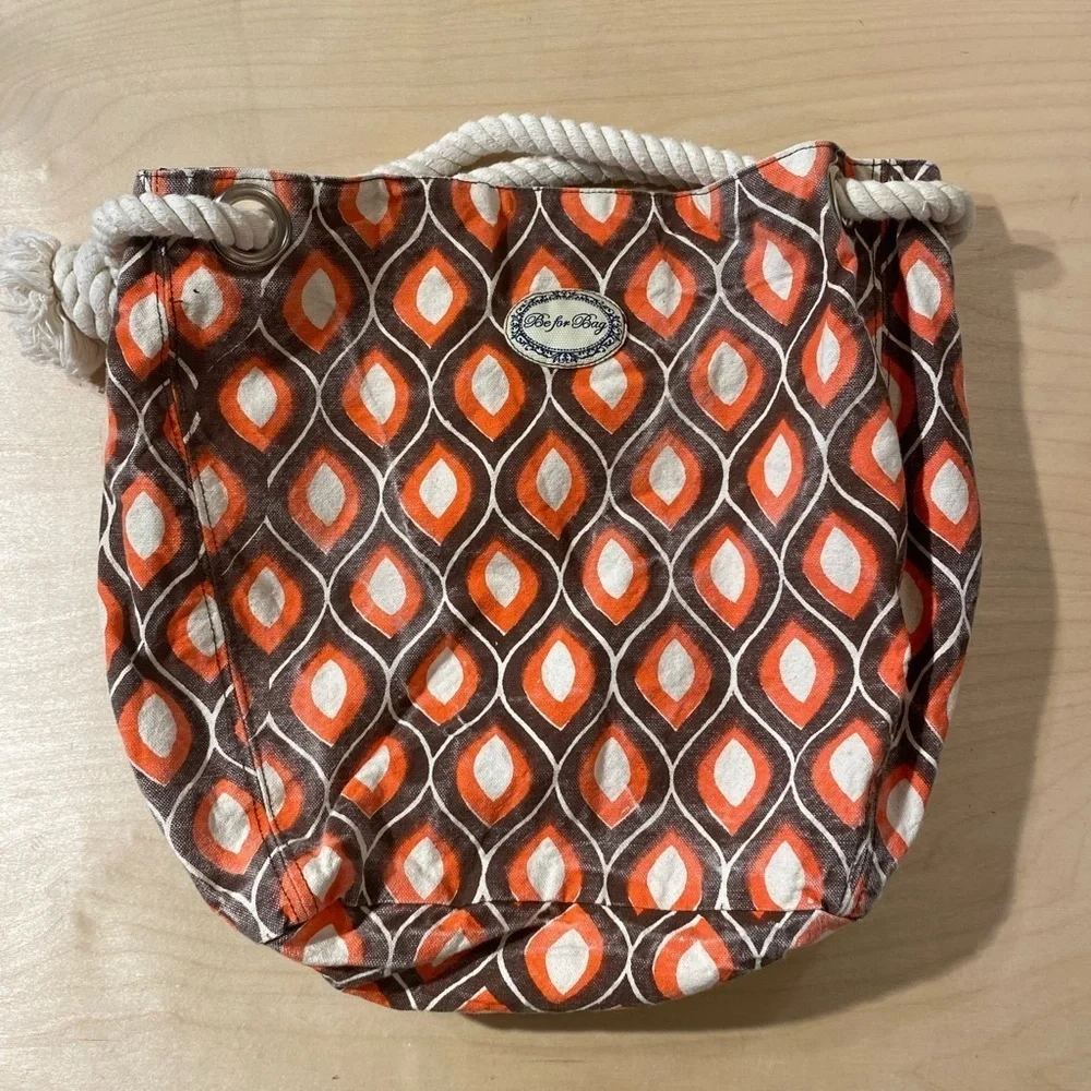 Be For Bag Orange Patterned Bag (MV)